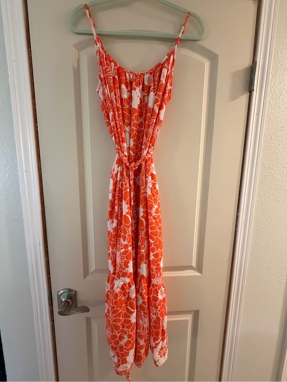 Sugarlips Orange and White Floral dress
